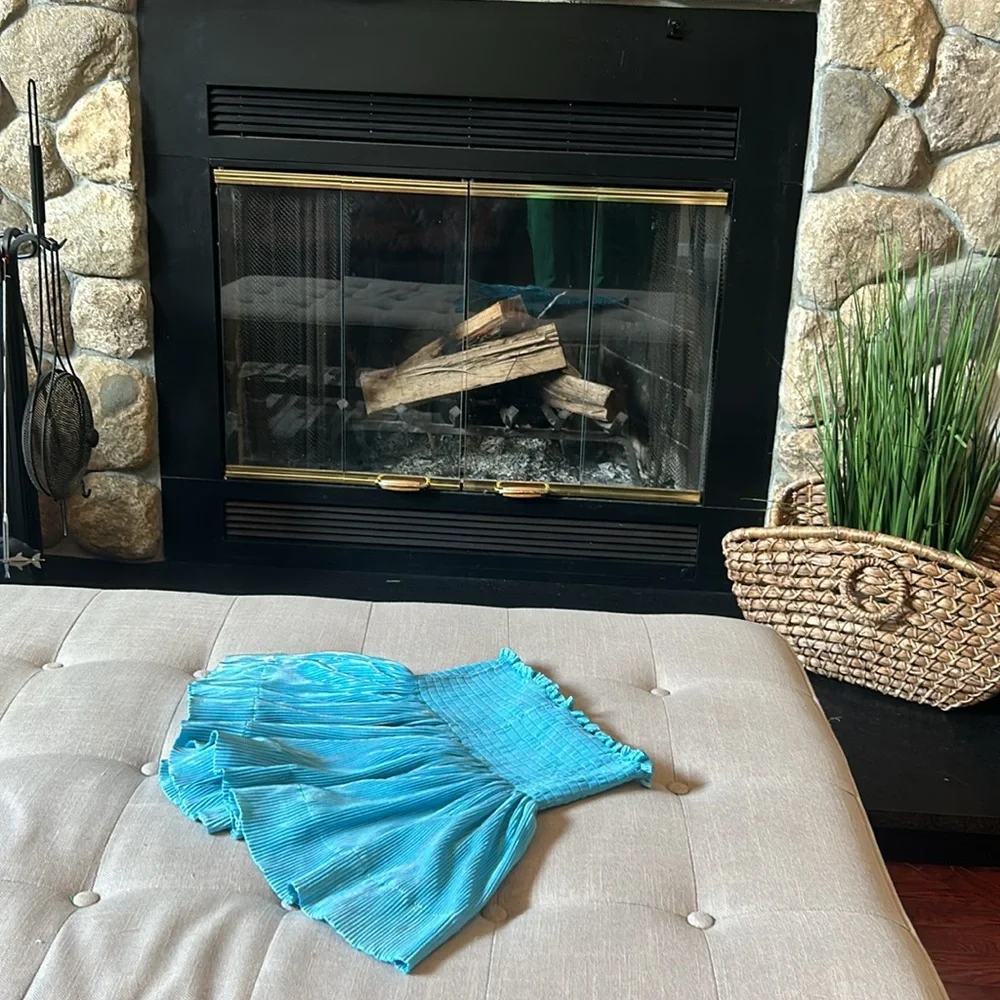 Queen of Sparkles Aqua Blue Swing Shorts Size XS - Picture 9 of 9